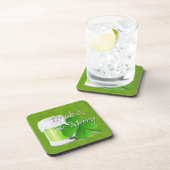 Drink & Be Merry Irish St Patricks Day Getränkeuntersetzer (Rechte Seite)