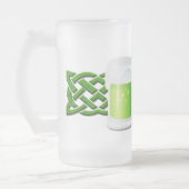 Drink & Be Merry Irish St Patricks Day Mattglas Bierglas (Links)