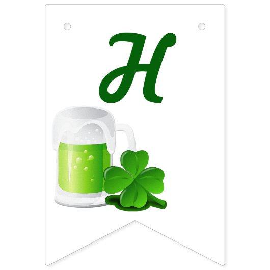 Drink & Be Merry Irish Wimpelkette (Zweite Fahne)