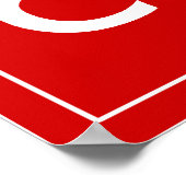 Drink Beer and Eat Crisps ~ British Fun Beer Poster (Ecke)