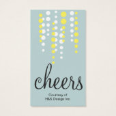 Drink Blasen Beifall Cocktail Getränk Ticket aquam (Rückseite)