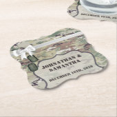 Drink Coasters Army OCP Camouflage Uniform Camofla Untersetzer (angewinkelt)