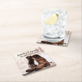Drink Coasters Boots Country Rustic Western Wear B Rechteckiger Pappuntersetzer (Vor Ort)