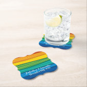 Drink Coasters lgbtq Regenbogenflagge Lesbian Gay Untersetzer (Vor Ort)