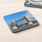 Drink Coasters Set von sechs. Tower Bridge London. Untersetzer (Linke Seite)