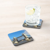 Drink Coasters Set von sechs. Tower Bridge London. Untersetzer (Rechte Seite)