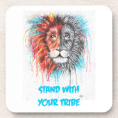 Drink Coasters - stehen Sie mit Ihrem Stamm. Getränkeuntersetzer (Vorderseite)