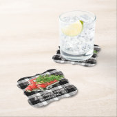 Drink Coasters XMAS Truck Buffalo Karierte Weihnac Untersetzer (Vor Ort)