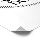 "Drink coffee" Anführungsplakat Poster (Ecke)