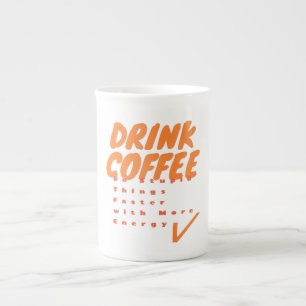 Drink Coffee Espresso Cup Porzellantasse