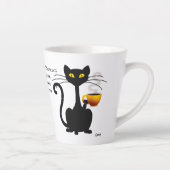 Drink Coffee Feline Fine - 12 oz. Letzte Tasse (Rechts)
