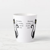 Drink Coffee Feline Fine - 12 oz. Letzte Tasse (Vorderseite)