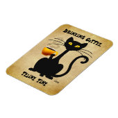 Drink Coffee Feline Fine - Flexible Magnet (Linke Seite)