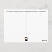 Drink Coffee Feline Fine - Postkarte (Rückseite)