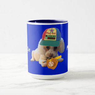 Drink Coffee Play Ball Poodle Tasse