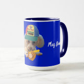 Drink Coffee Play Ball Poodle Tasse (VorderseiteRechts)