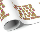 Drink Coffee Rett Lives & Take Selfy Art Print Geschenkpapier (Rolleneckpunkt)