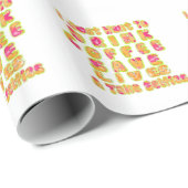 Drink Coffee Rett Lives & Take Selfy Art Print Geschenkpapier (Rolleneckpunkt)