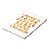 Drink Coffee Rett Lives & Take Selfy Art Print Notizblock (Rotiert)