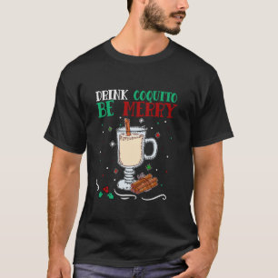 Drink Coquito Festive Puerto Rico Weihnachten Navi T-Shirt