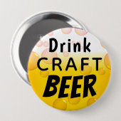 Drink Craft Beer Button (Vorne & Hinten)