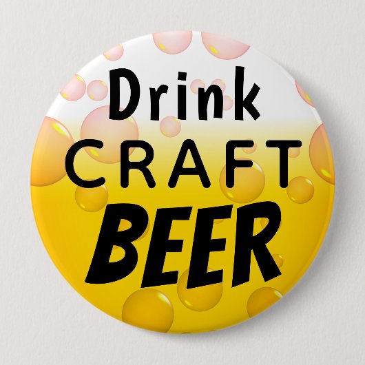 Drink Craft Beer Button (Vorderseite)