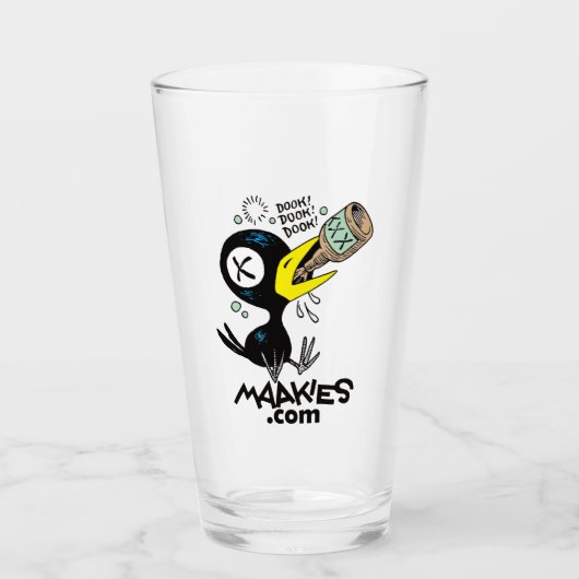 Drink Crow Dook Pint Glass Glas (Vorderseite)