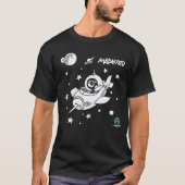 Drink Crow in Space T - Shirt (Vorderseite)