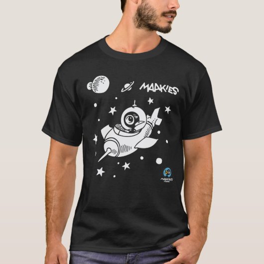Drink Crow in Space T - Shirt (Vorderseite)