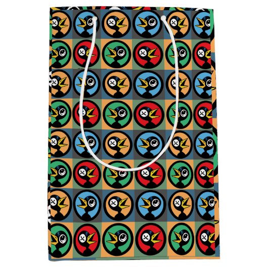 Drink Crow Party Geschenktasche Mittlere Geschenktüte (Vorderseite)