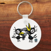 Drink Crow POW! Schlüsselkette Schlüsselanhänger (Vorderseite)