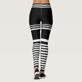 Drink Crow Stripped Leggings (Rückseite)