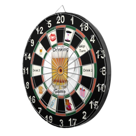 Drink Dart Board Game 5 Dartscheibe (Vorderseite rechts)