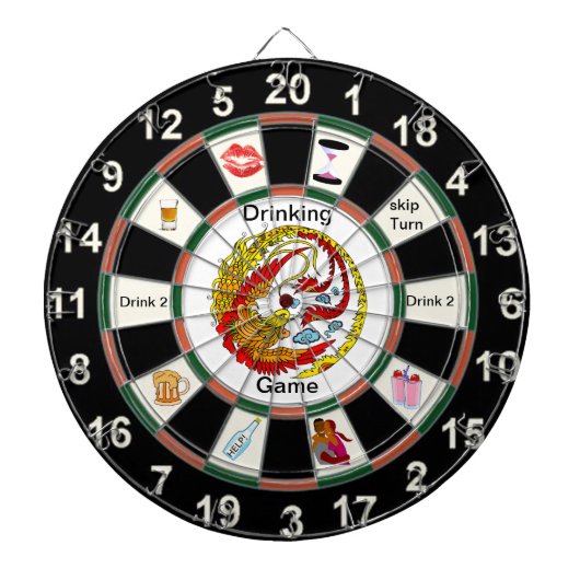 Drink Dart Board Game Dartscheibe (vorne)