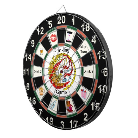 Drink Dart Board Game Dartscheibe (Vorderseite rechts)