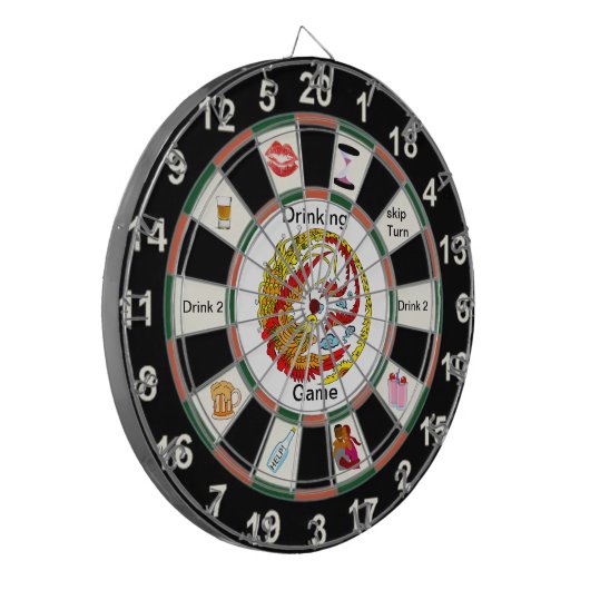 Drink Dart Board Game Dartscheibe (Vorderseite Links)
