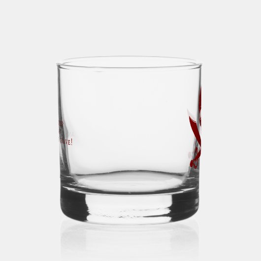 "Drink Deep, Sail Fast" Trinkbehälter Whiskey Glas (Rechts)