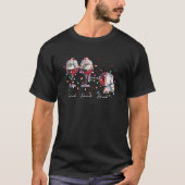 Drink Drank Christmas Drunk Funny Snowman Wine Men T-Shirt (Vorderseite)