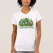 Drink Drank Drunk Funny St Patrick's Day Beer T-Shirt (Vorderseite)