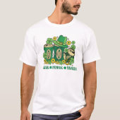 Drink Drank Drunk Funny St Patrick's Day Beer T-Shirt (Vorderseite)