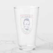 Drink für Lincoln 4. Juli Glas (Rückseite)