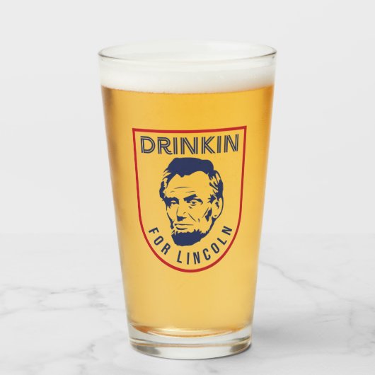 Drink für Lincoln 4. Juli Glas (Vorne (Gefüllt))
