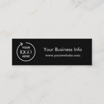 Drink-Gutschein | Minimalistisches Schwarz