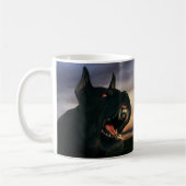 Drink If You Dare! Big, black dog Kaffeetasse (Links)