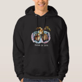 Drink ist Liebe glücklich Bier Day National Drink Hoodie (Vorderseite)
