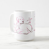 Drink Kaffee Rettend Tiere nehmen Nickerchen Tiere Kaffeetasse (Vorderseite Links)