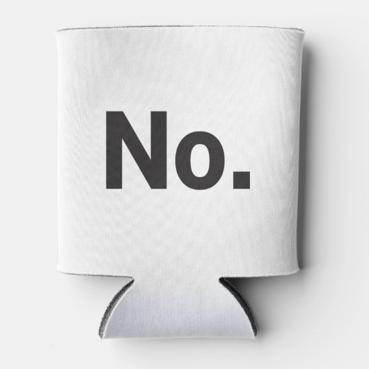 Drink Koozy: No. Dosenkühler (Vorderseite)