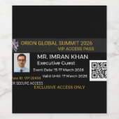 Drink Labels | Birthday | Baby Shower | Custom Weinetikett (Einzelnes Label)