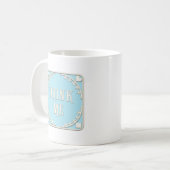 "Drink Me" Abenteuer in Wunderland Grünes Emblem C Kaffeetasse (Vorderseite Links)