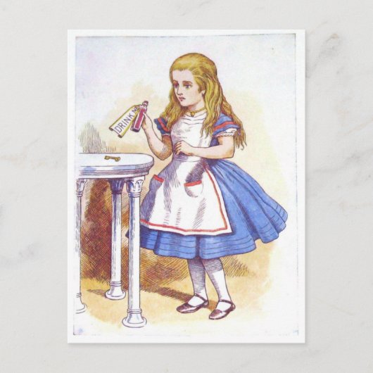 Drink Me, Alice! Postkarte (Vorderseite)